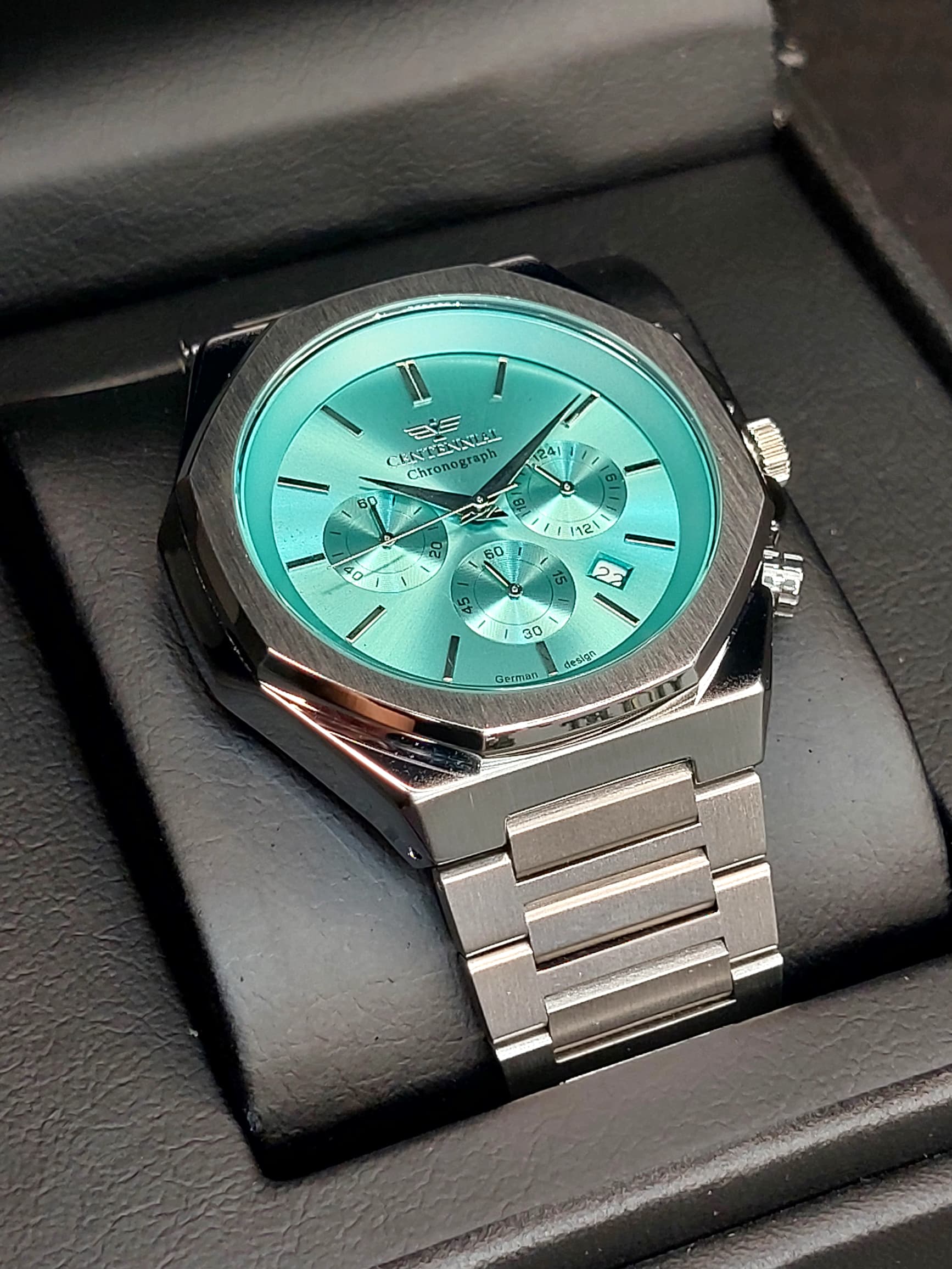 ساعت کلاسیک مردانه برند Centennial مدل MS.2250.802G آبی متالیک روشن