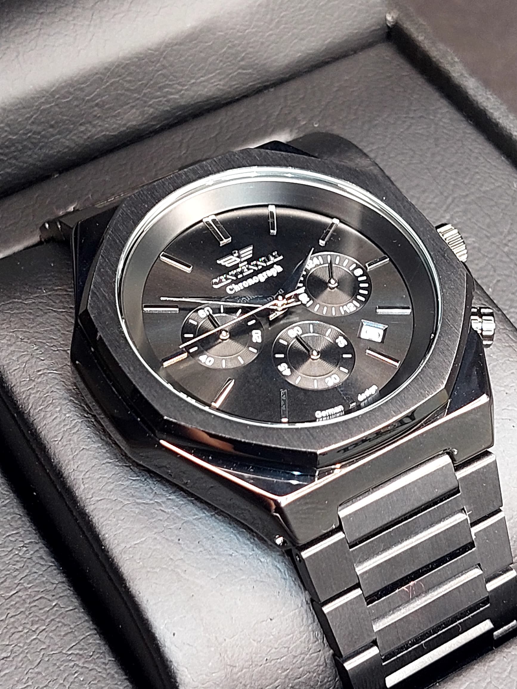 ساعت کلاسیک مردانه برند Centennial مدل MS.2250.802G مشکی متالیک